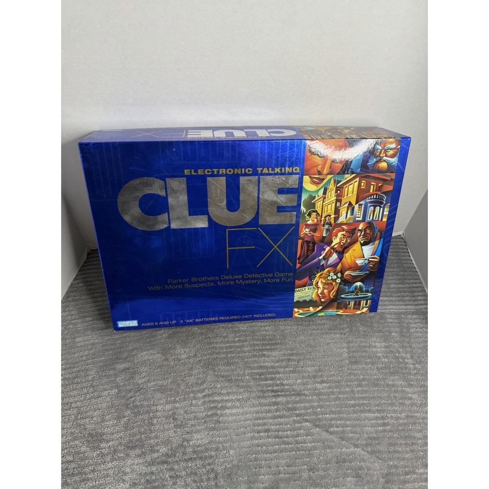 CLUE FX Electronic Talking Board Game 2003 Parker Bros Not Sure If It's Complete - Picture 2 of 6